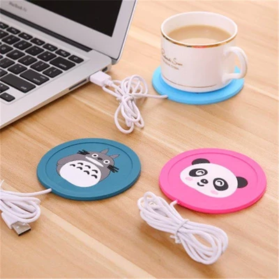 1 pcs Cartoon Heating Coaster