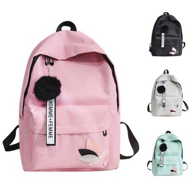 Felly Canvas Korean Backpack (P01962)