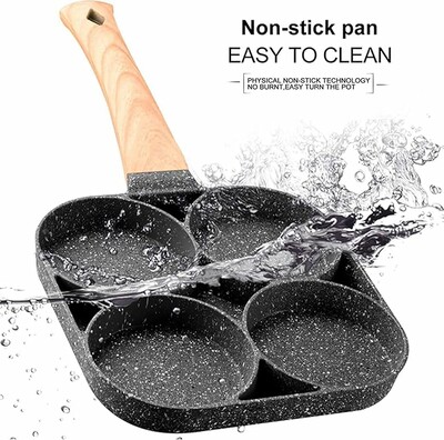 2 Holes Frying Pan (P01420)