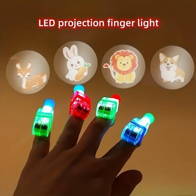 5 Pcs Cartoon Finger Projection Lamp (P02027)