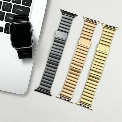 Stainless Steel Magnetic Bracelet Strap (42 - 49) (P02572)